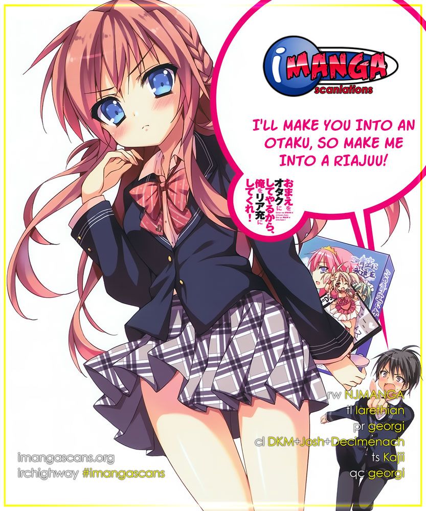Omae o Otaku ni Shiteyaru kara, Ore o Riajuu ni Shitekure! chapter 8 page 1