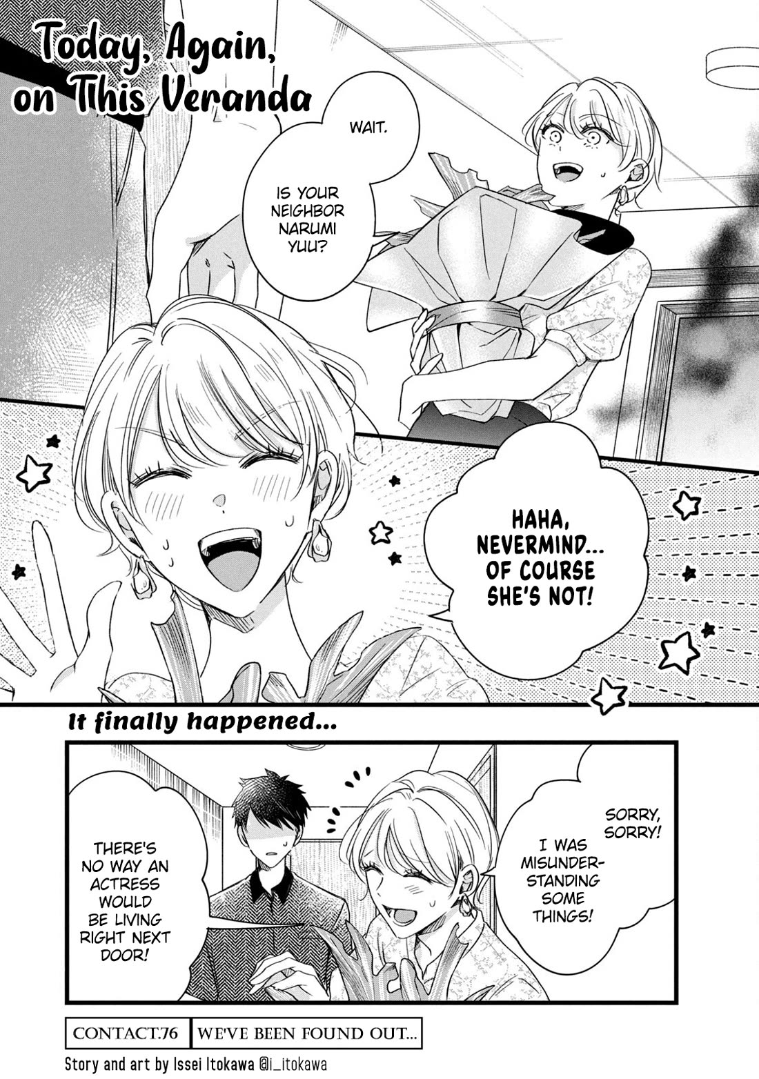 On the Balcony Again Today chapter 76 page 1