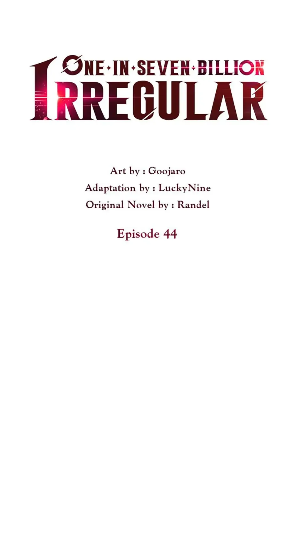 One in seven billion irregular chapter 44 page 10