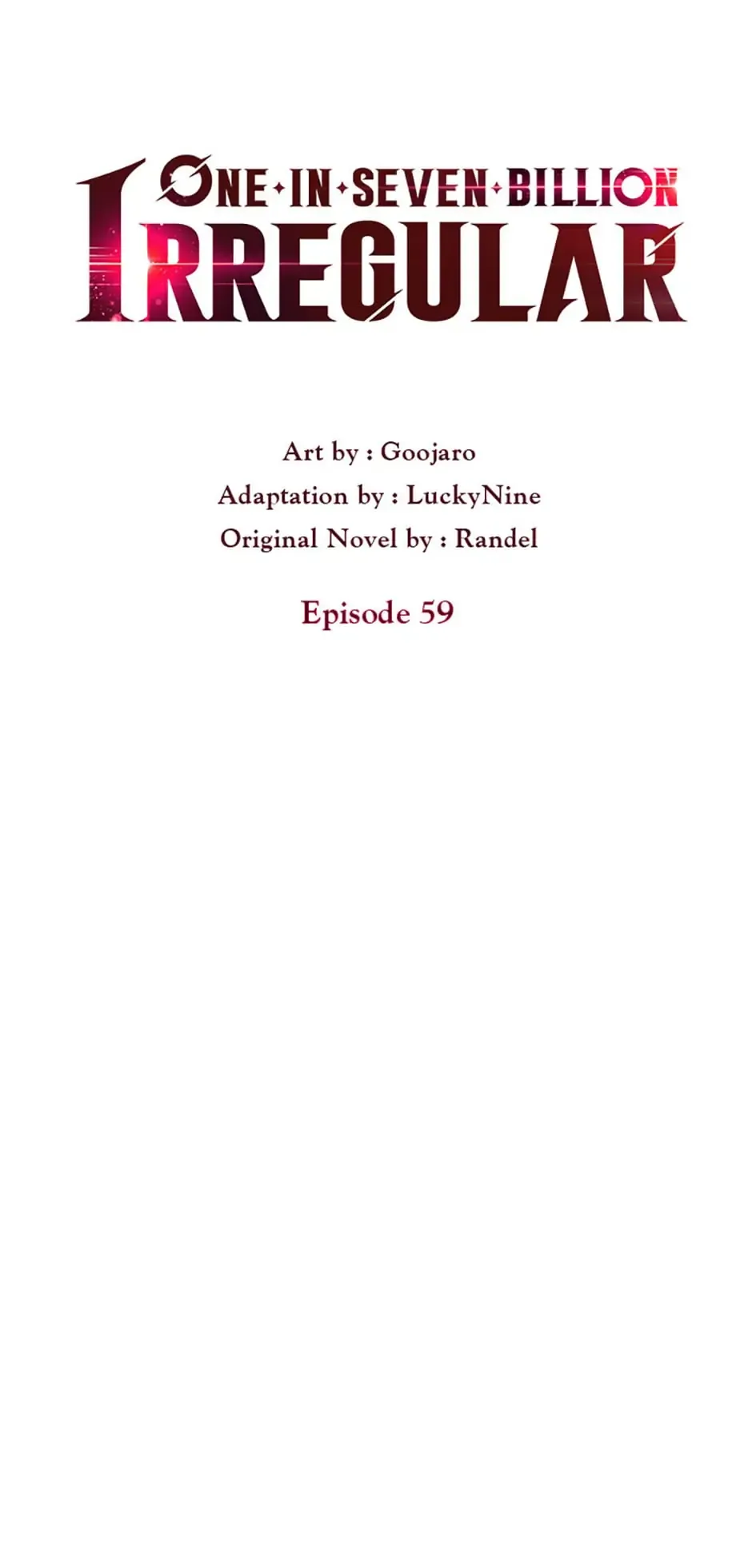 One in seven billion irregular chapter 59 page 9