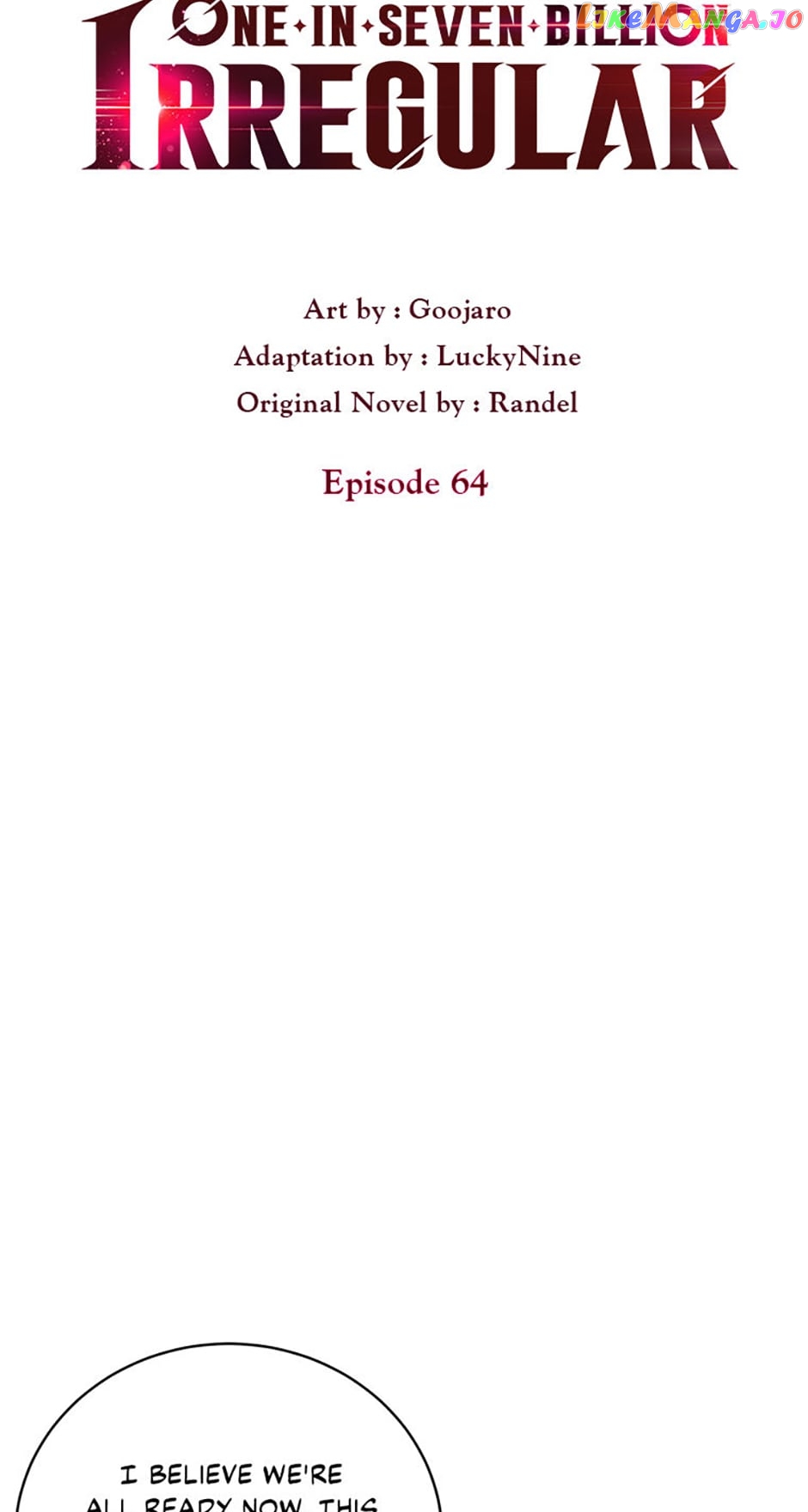 One in seven billion irregular chapter 64 page 13