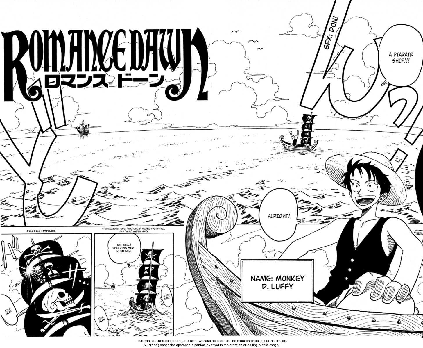 One Piece chapter 1.1 page 4