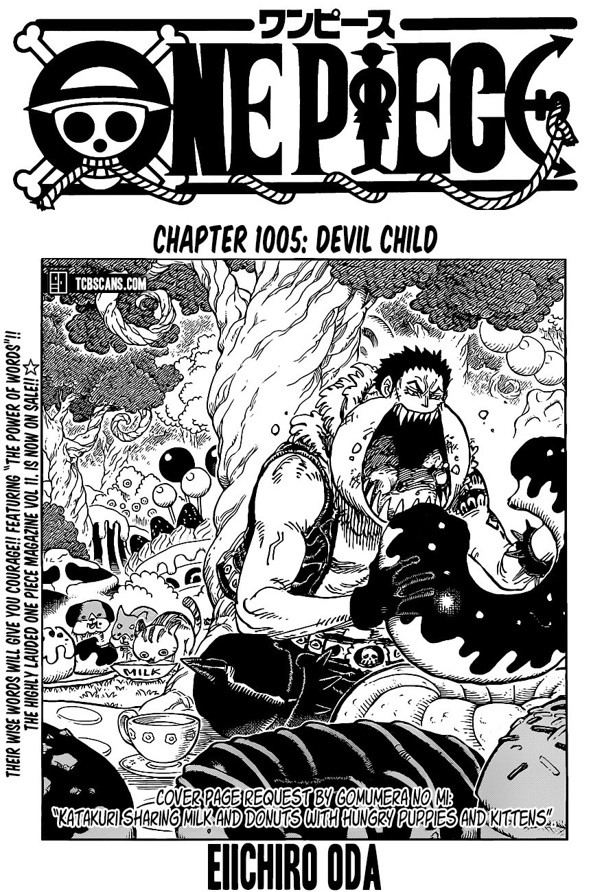 One Piece chapter 1005 page 1