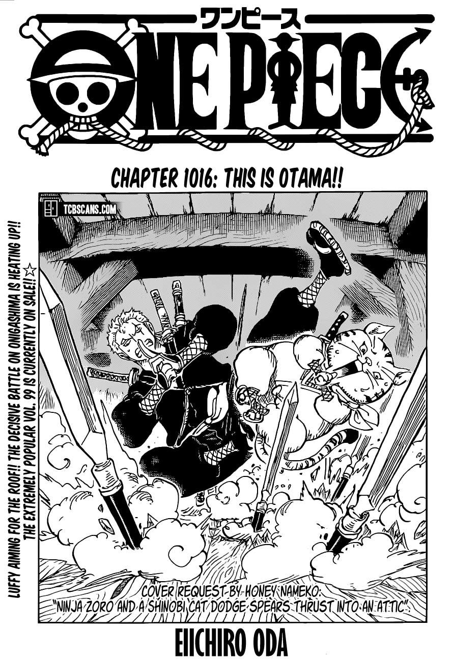 One Piece chapter 1016 page 1