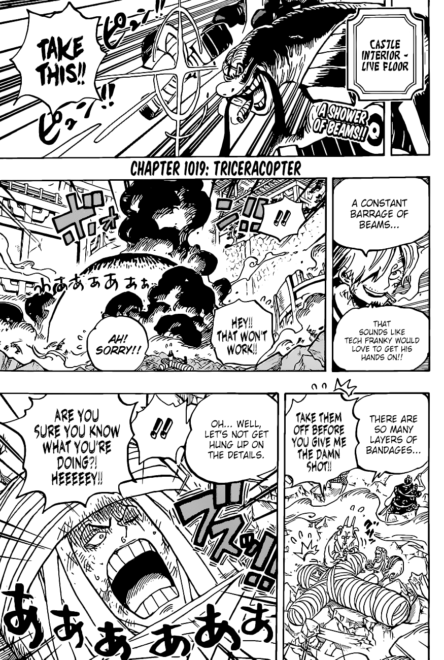 One Piece chapter 1019 page 1