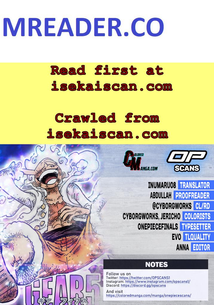 One Piece chapter 1067 page 1