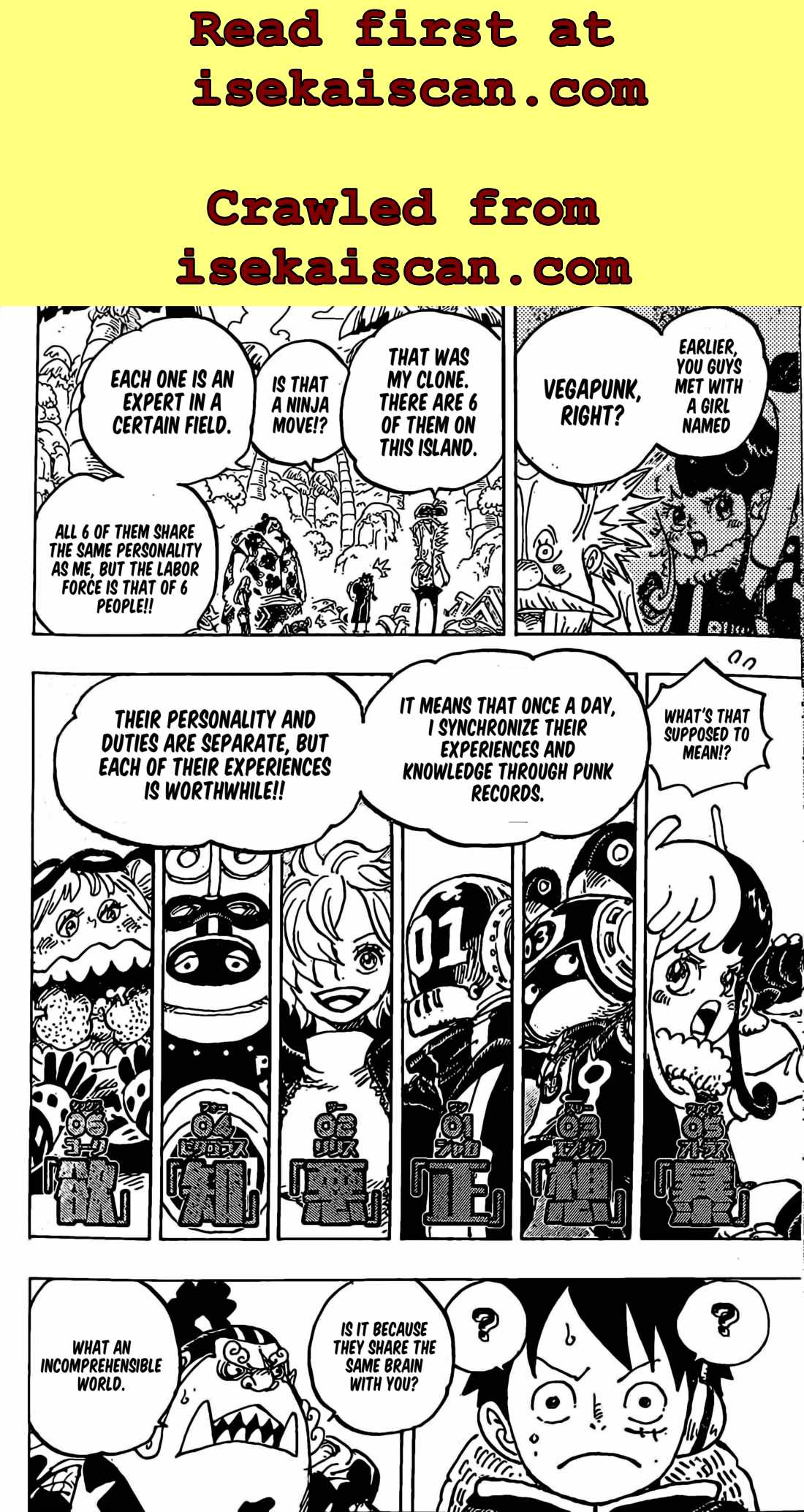 One Piece chapter 1067 page 5
