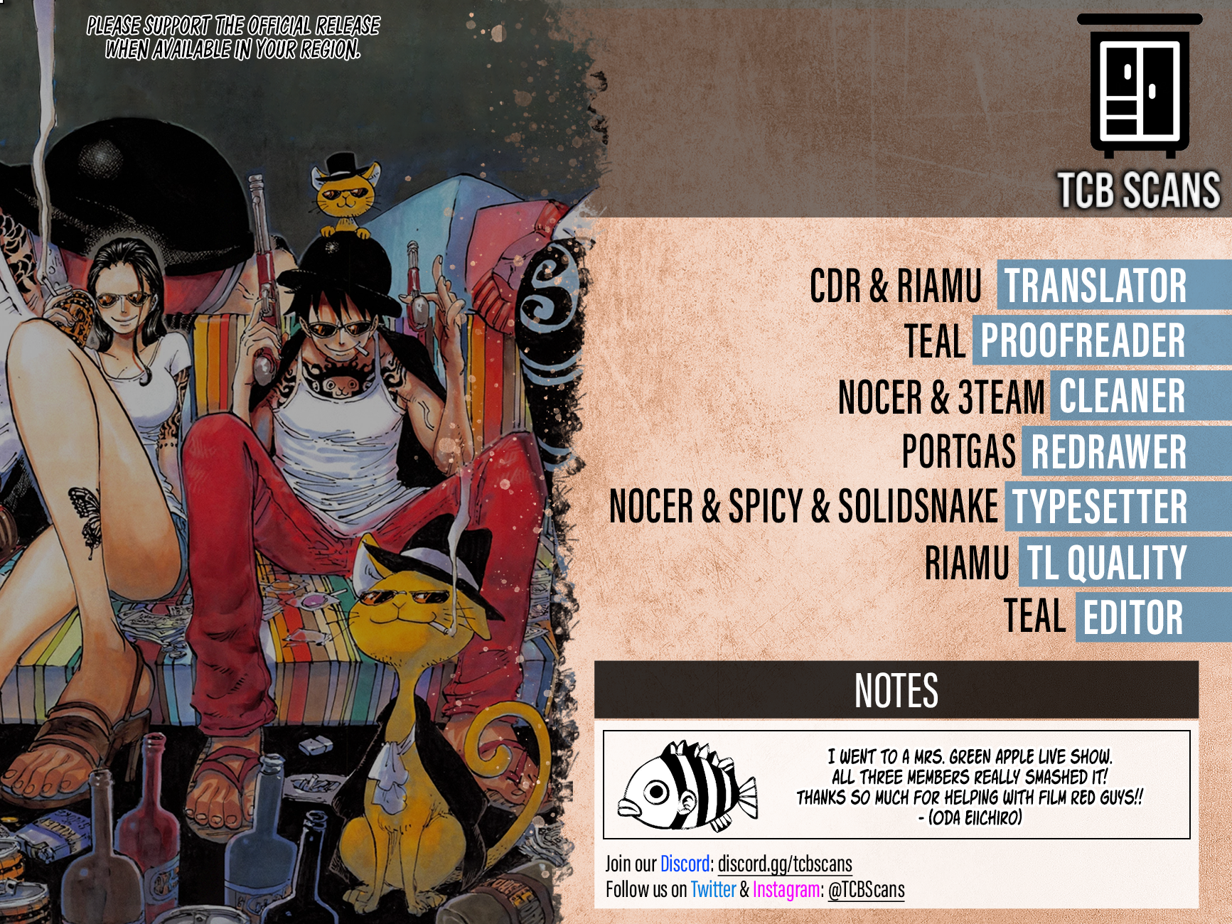 One Piece chapter 1072 page 2