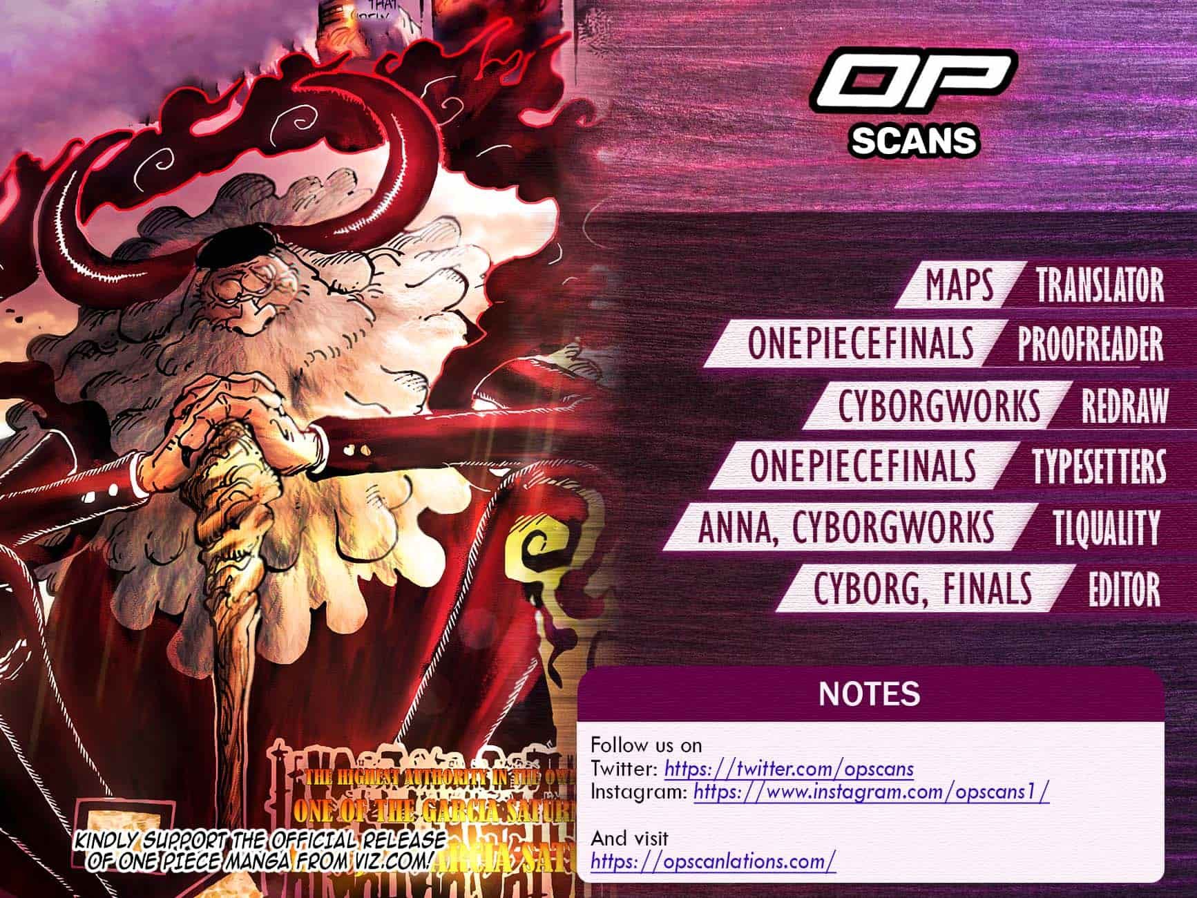 One Piece chapter 1103 page 3