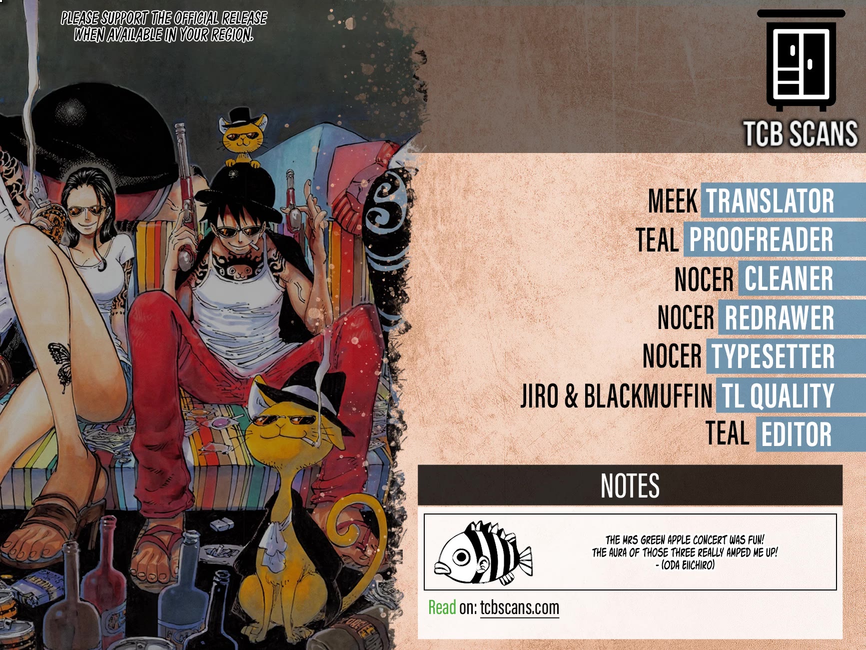 One Piece chapter 1123 page 2