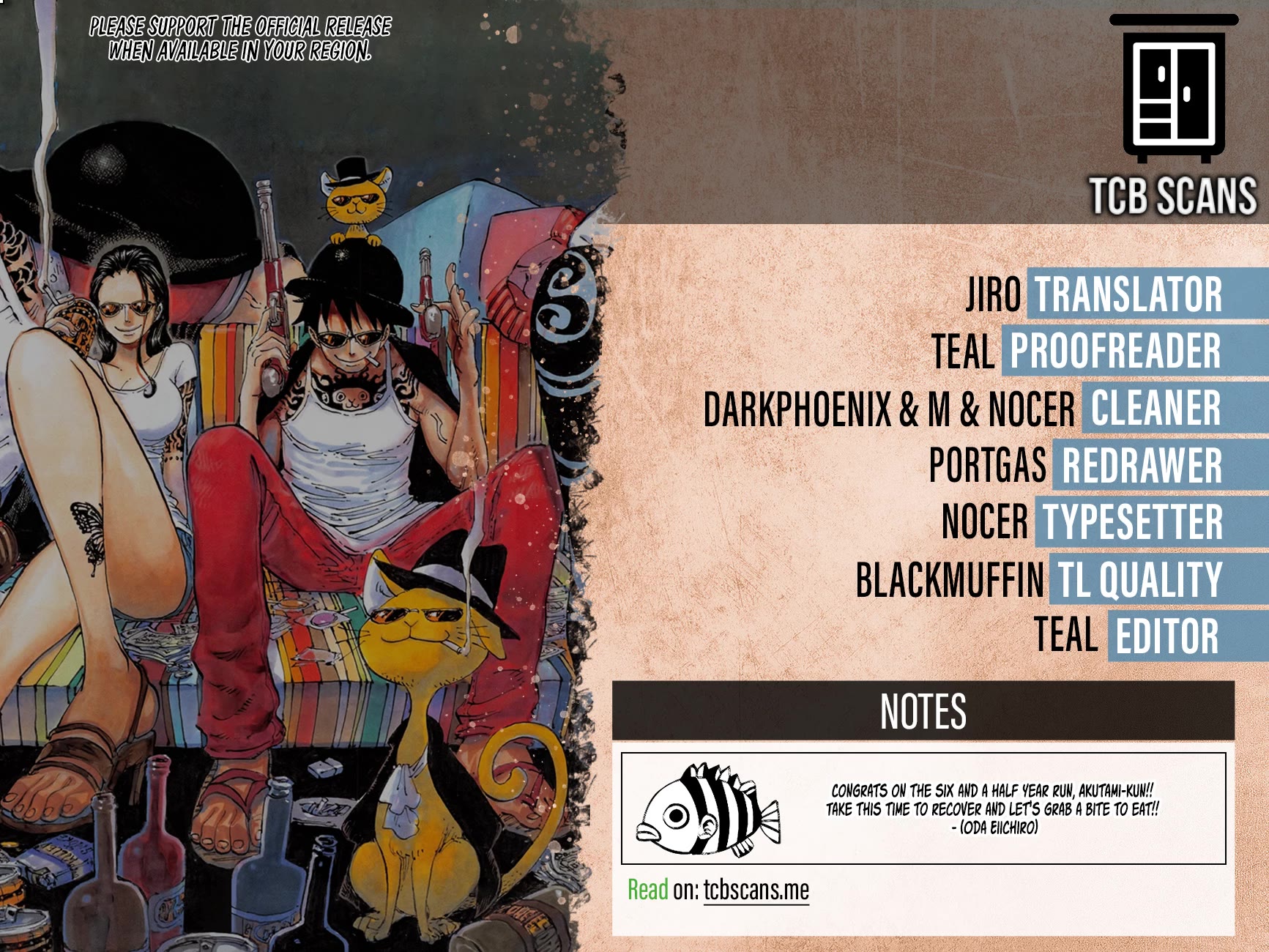 One Piece chapter 1128 page 1