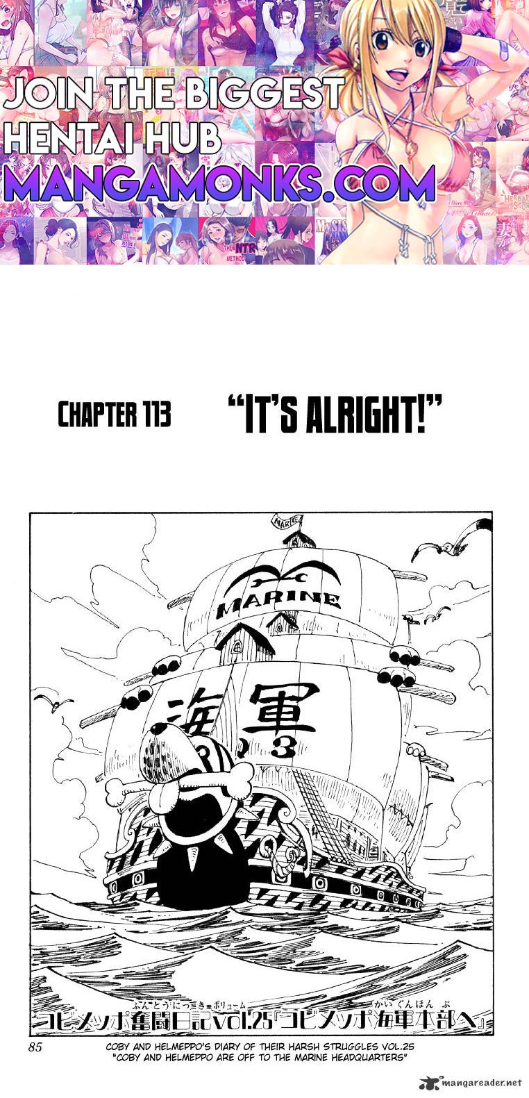 One Piece chapter 113 page 1