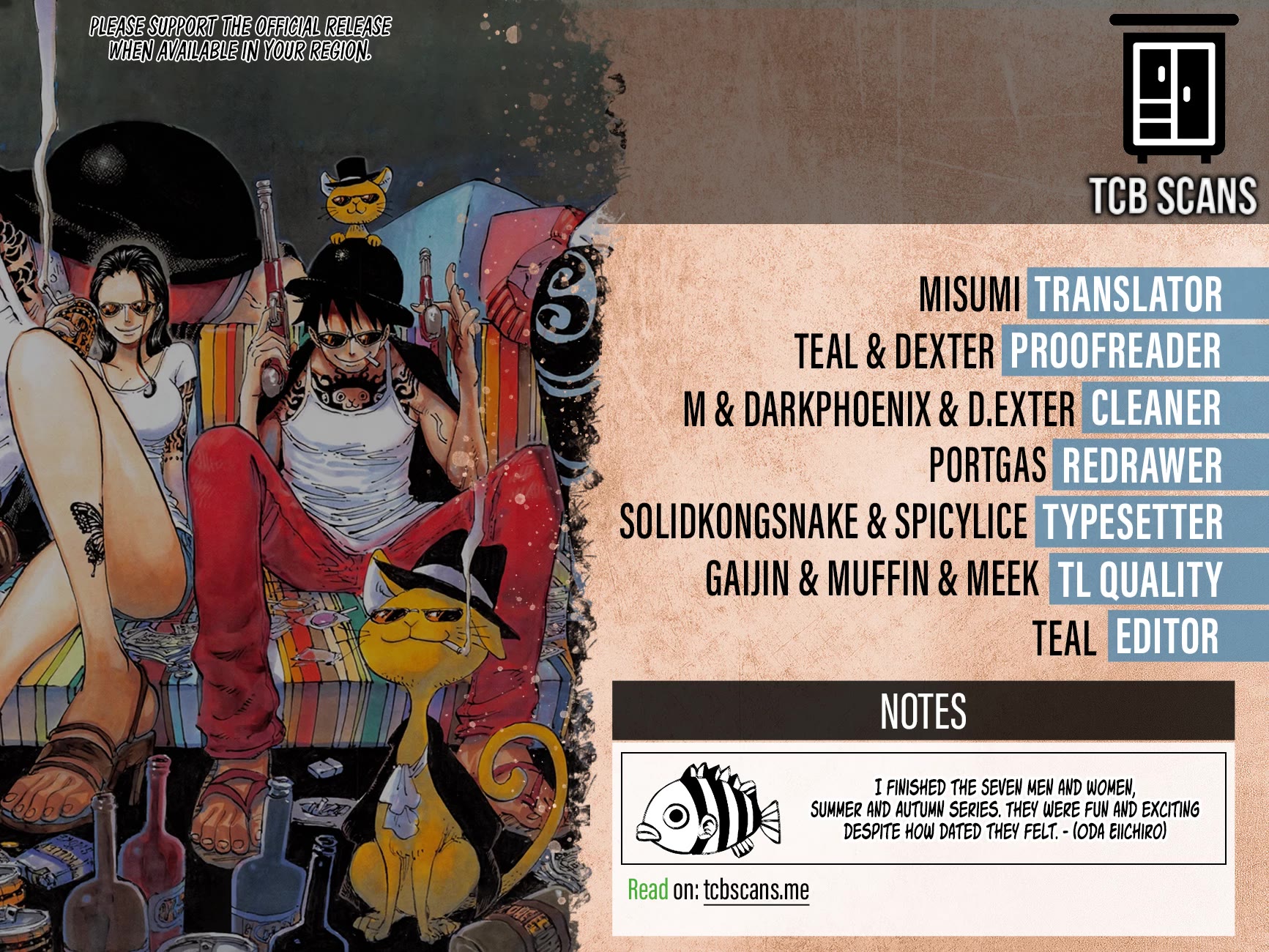 One Piece chapter 1147 page 1