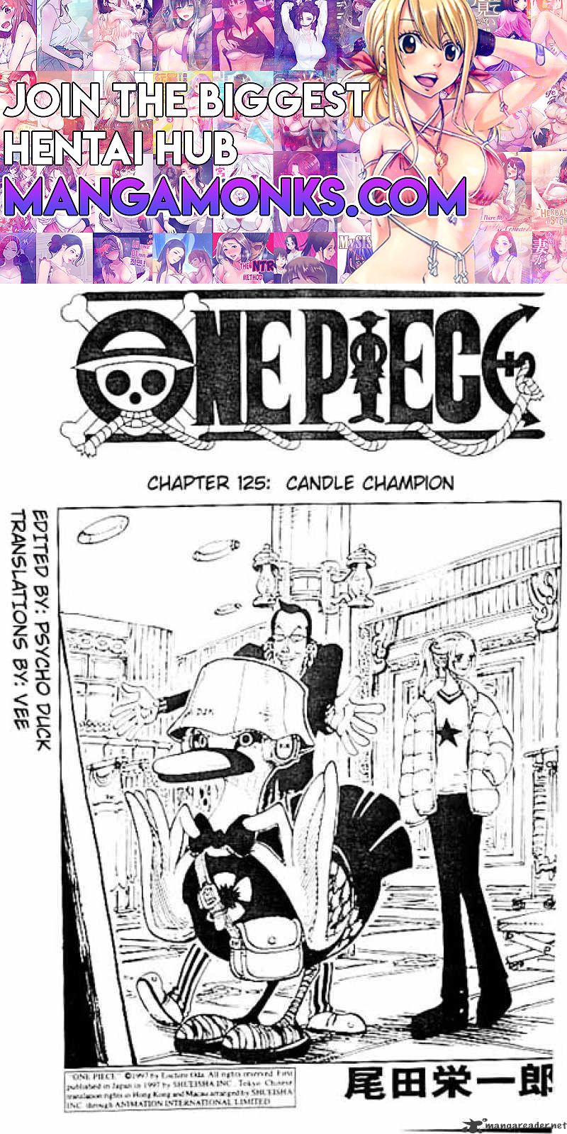 One Piece chapter 125 page 1