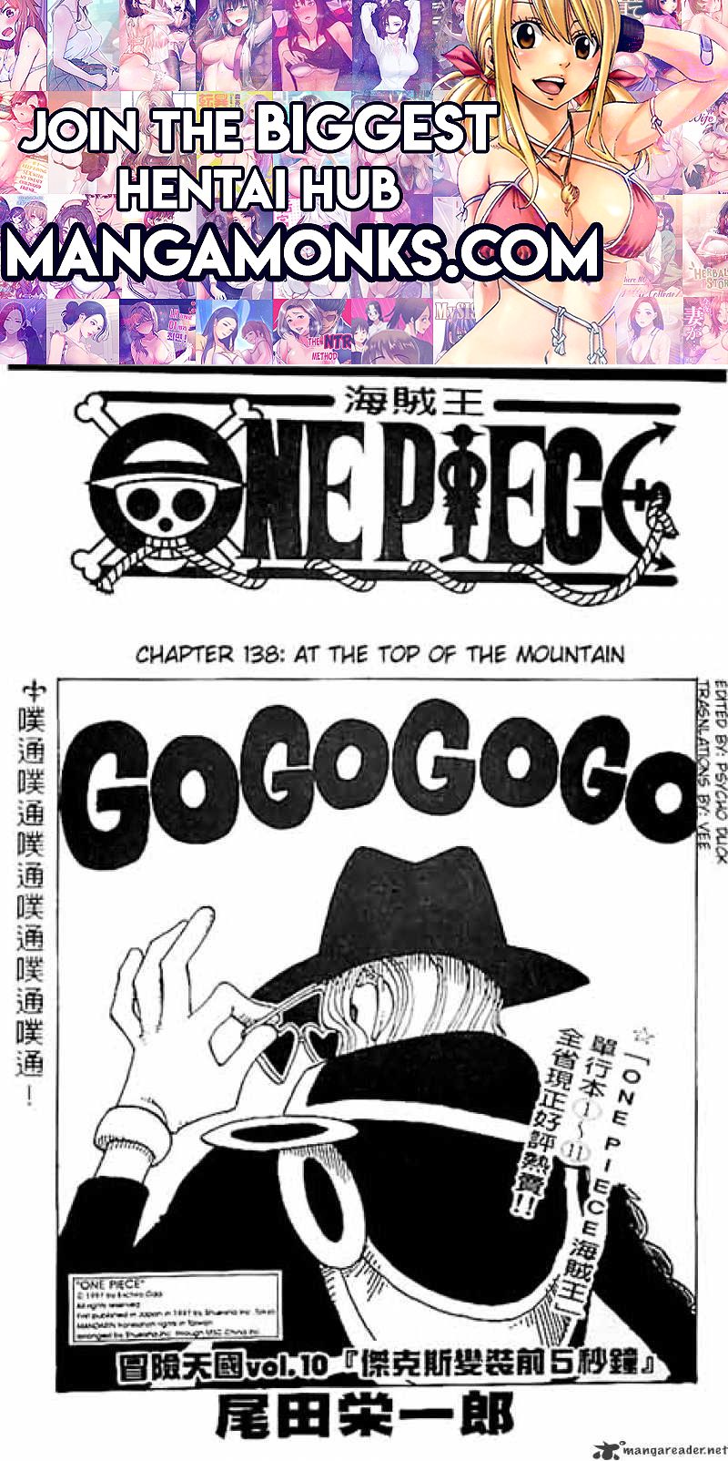One Piece chapter 138 page 1
