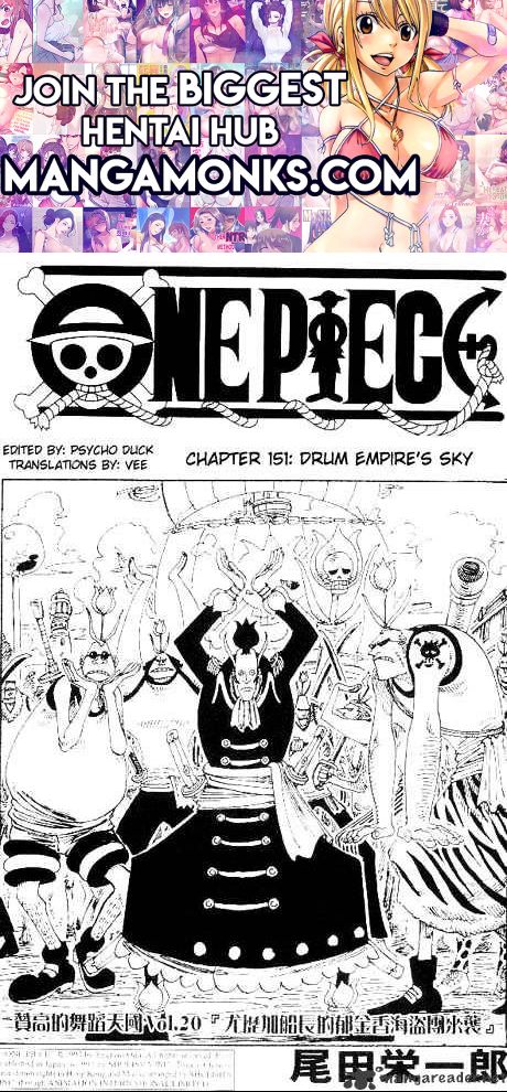 One Piece chapter 151 page 1
