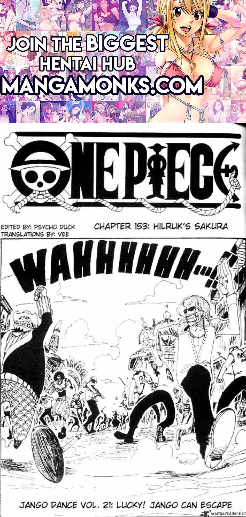 One Piece chapter 153 page 1
