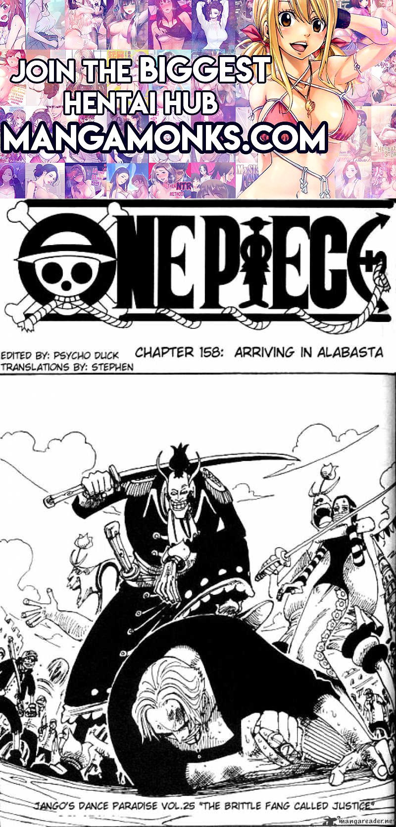 One Piece chapter 158 page 1