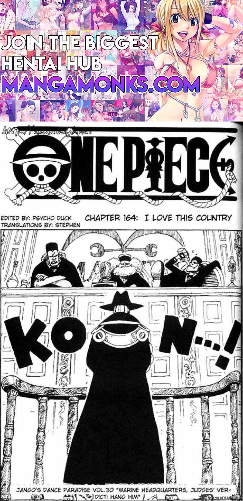 One Piece chapter 164 page 1