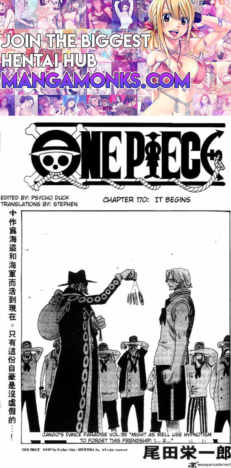 One Piece chapter 170 page 1
