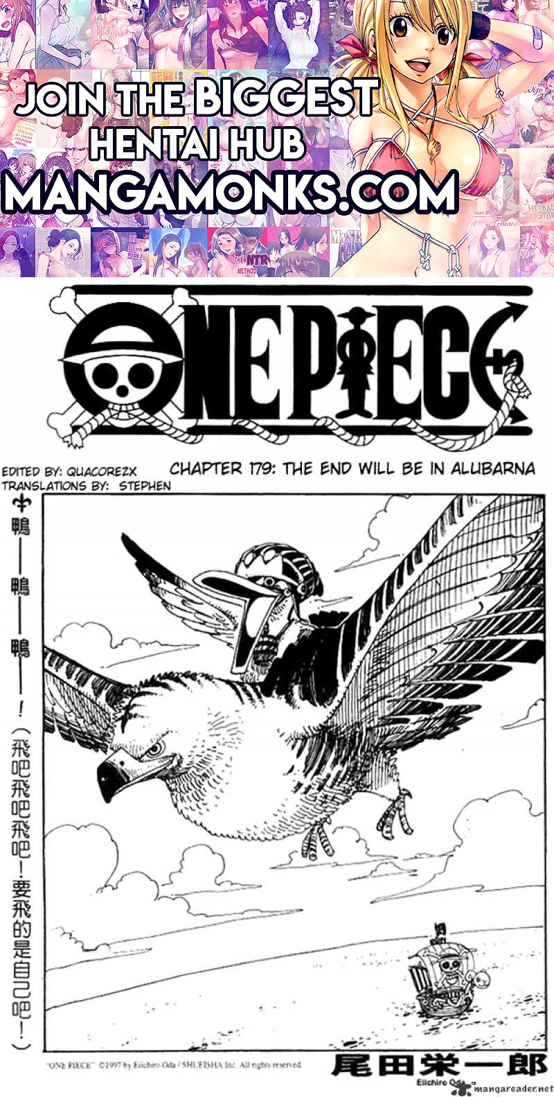 One Piece chapter 179 page 1