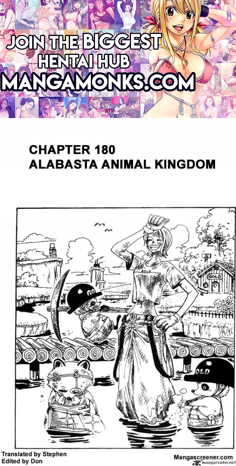 One Piece chapter 180 page 1