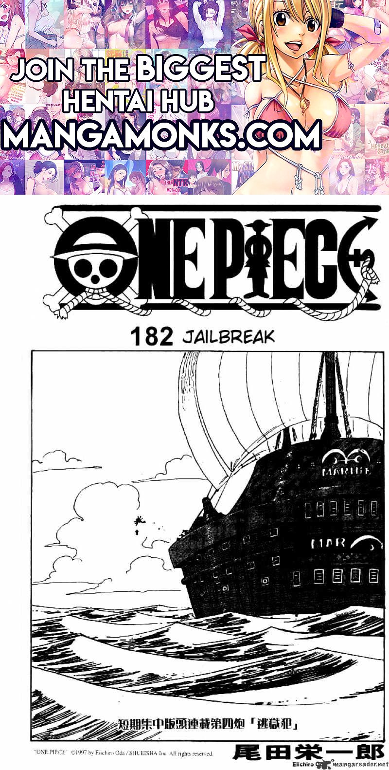 One Piece chapter 182 page 1