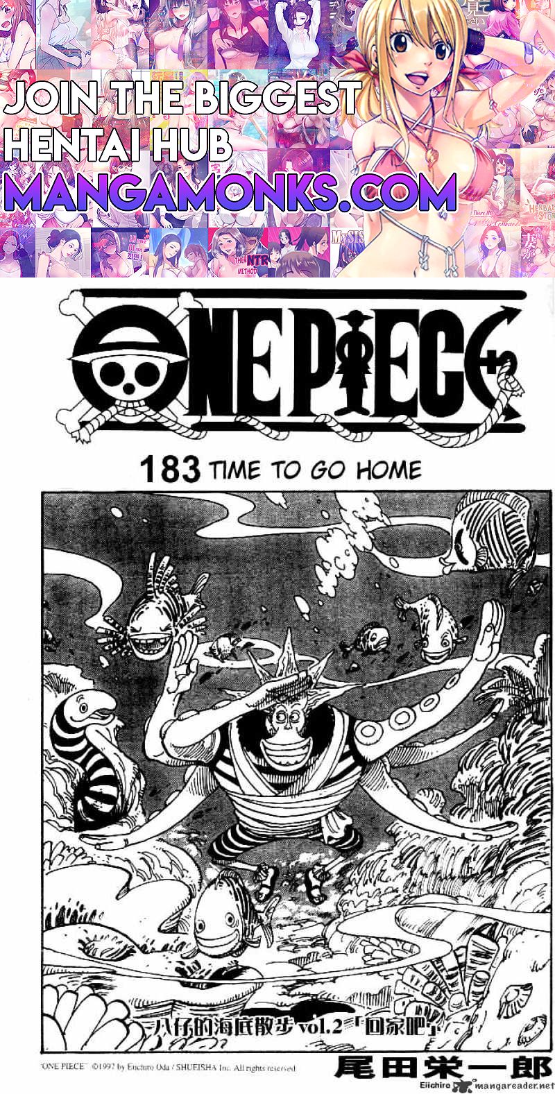 One Piece chapter 183 page 1