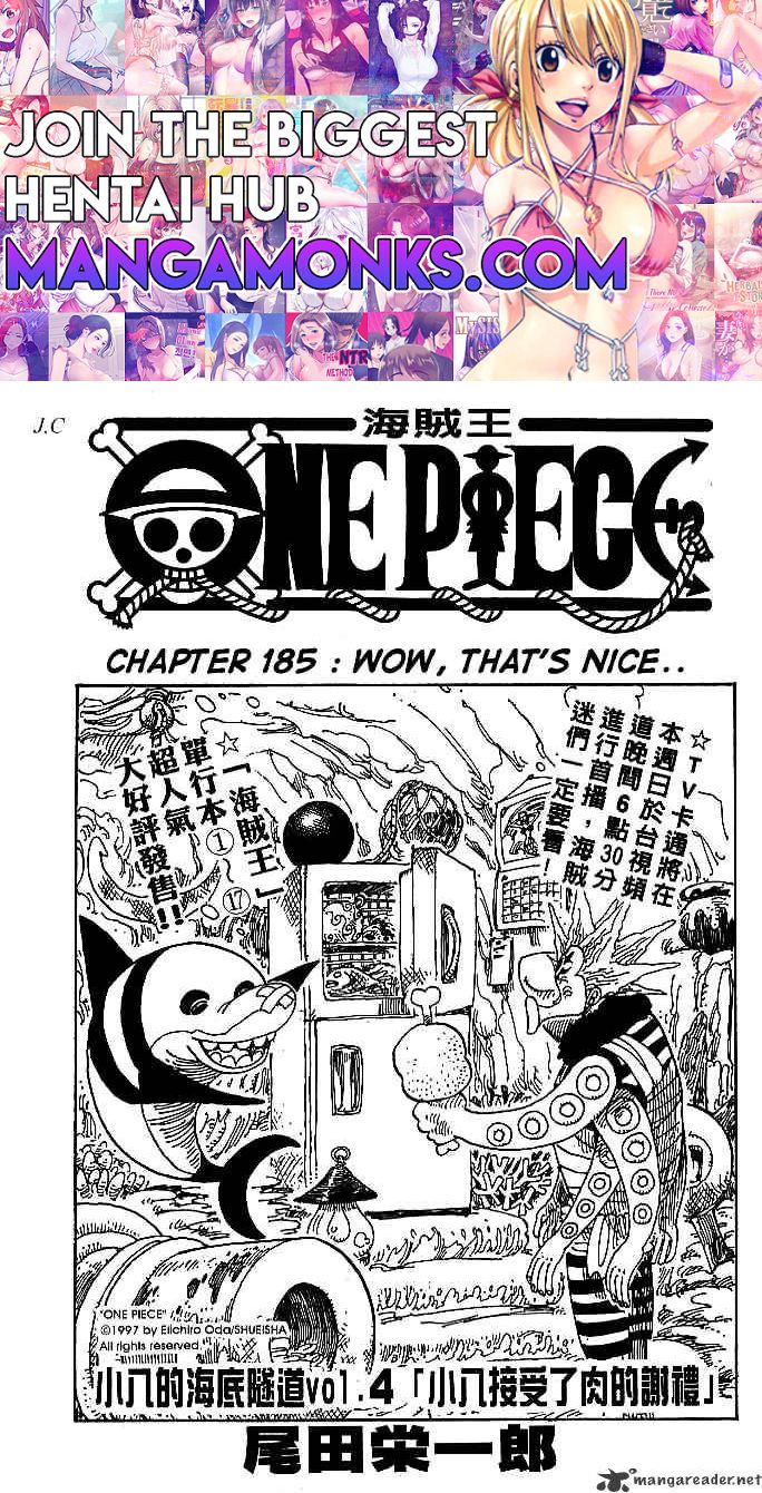 One Piece chapter 185 page 1