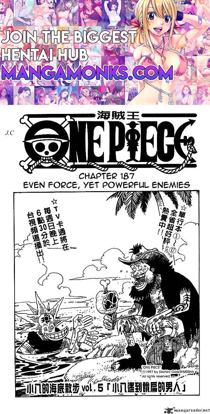 One Piece chapter 187 page 1
