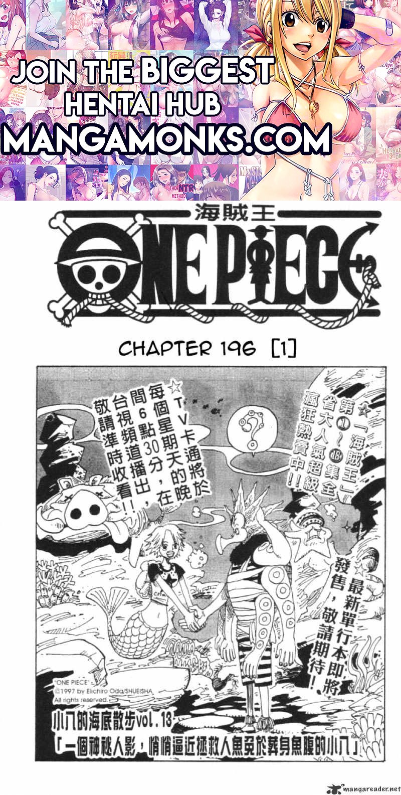 One Piece chapter 196 page 1