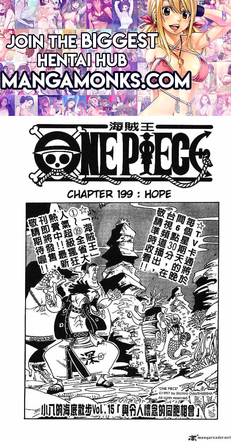 One Piece chapter 199 page 1