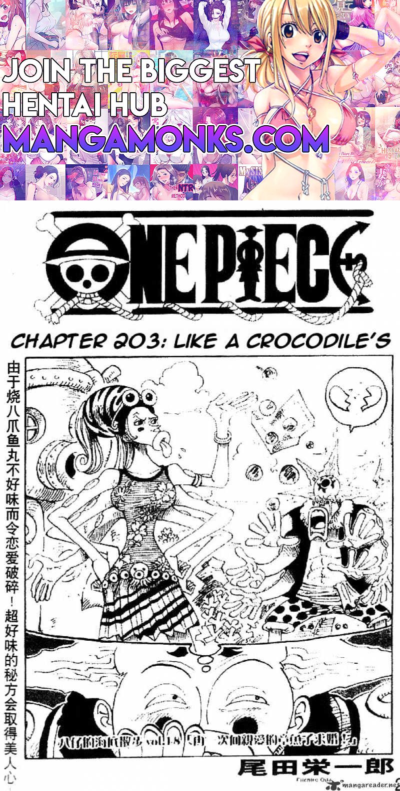 One Piece chapter 203 page 1