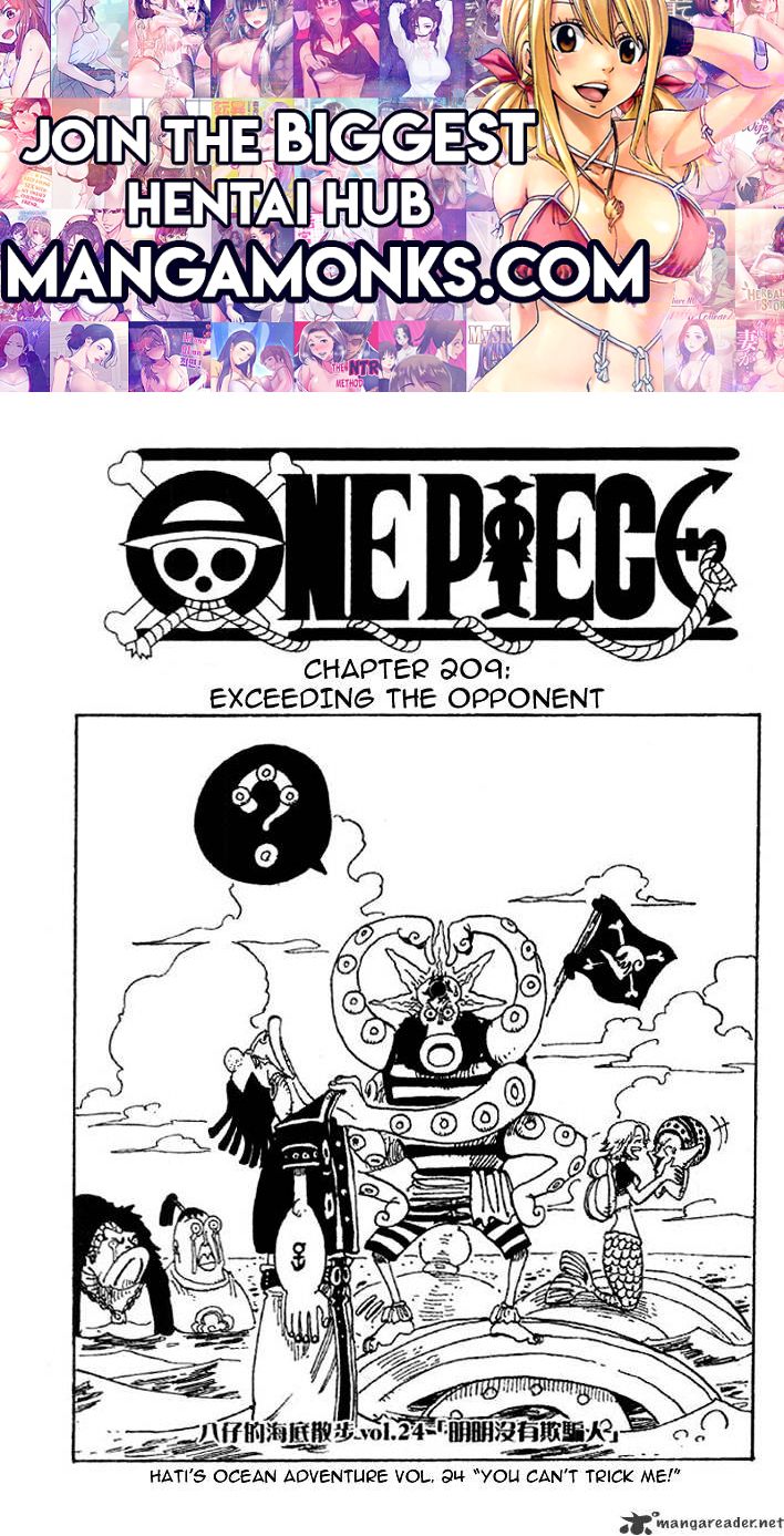 One Piece chapter 209 page 1