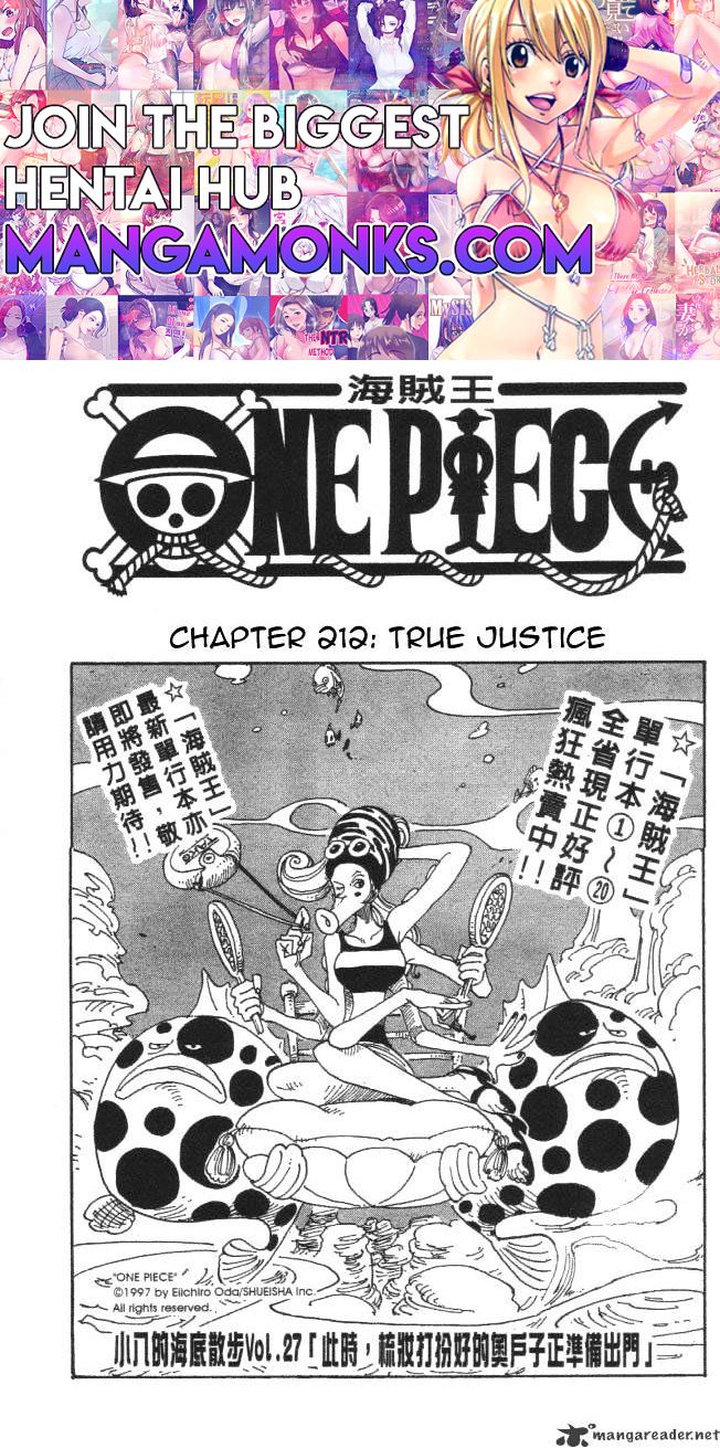 One Piece chapter 212 page 1