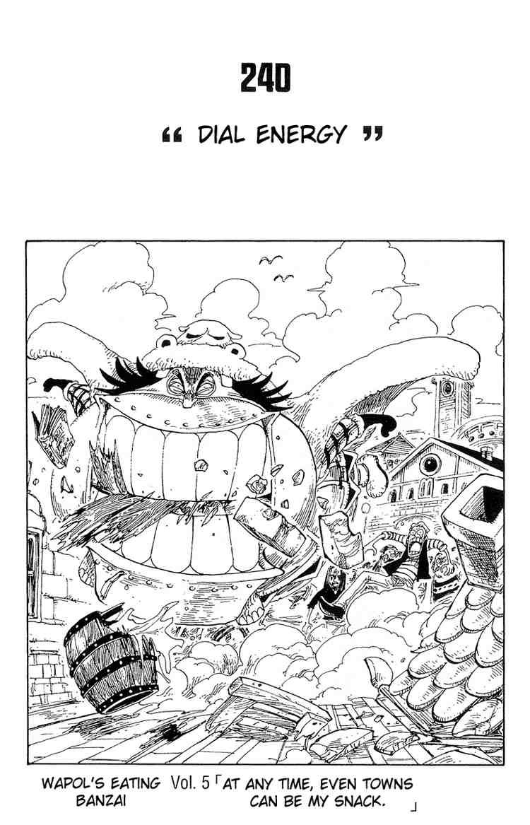 One Piece chapter 240 page 1