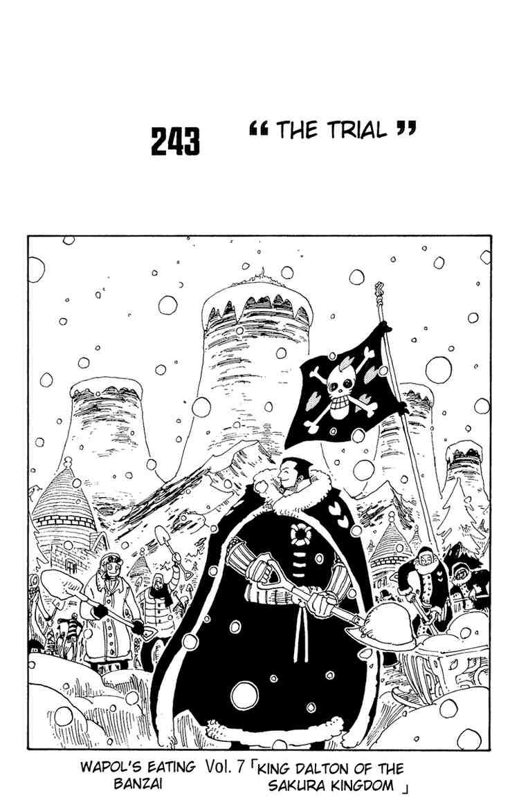 One Piece chapter 243 page 1