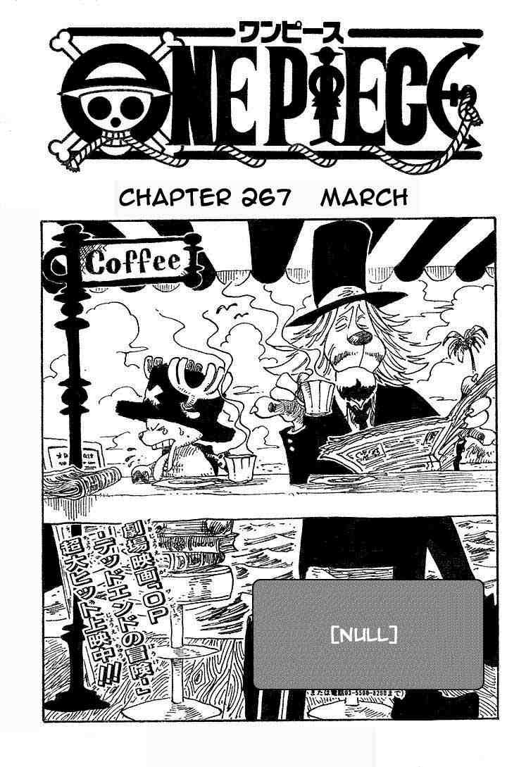 One Piece chapter 267 page 1