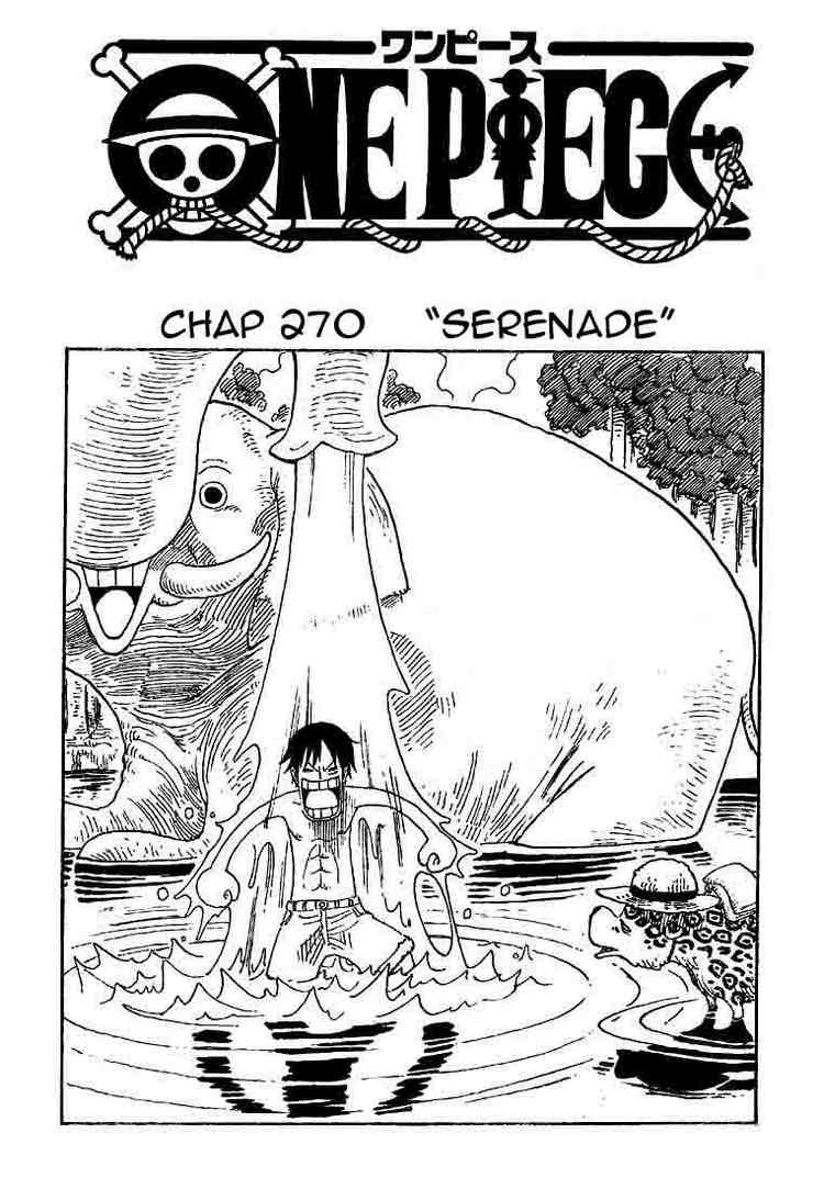 One Piece chapter 270 page 1
