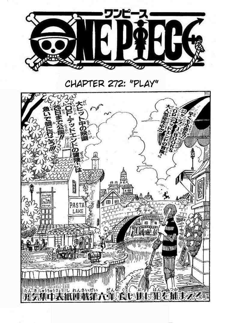 One Piece chapter 272 page 1