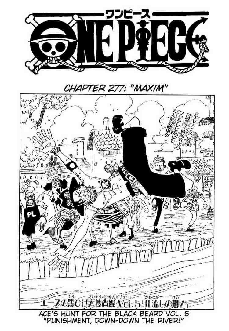 One Piece chapter 277 page 1