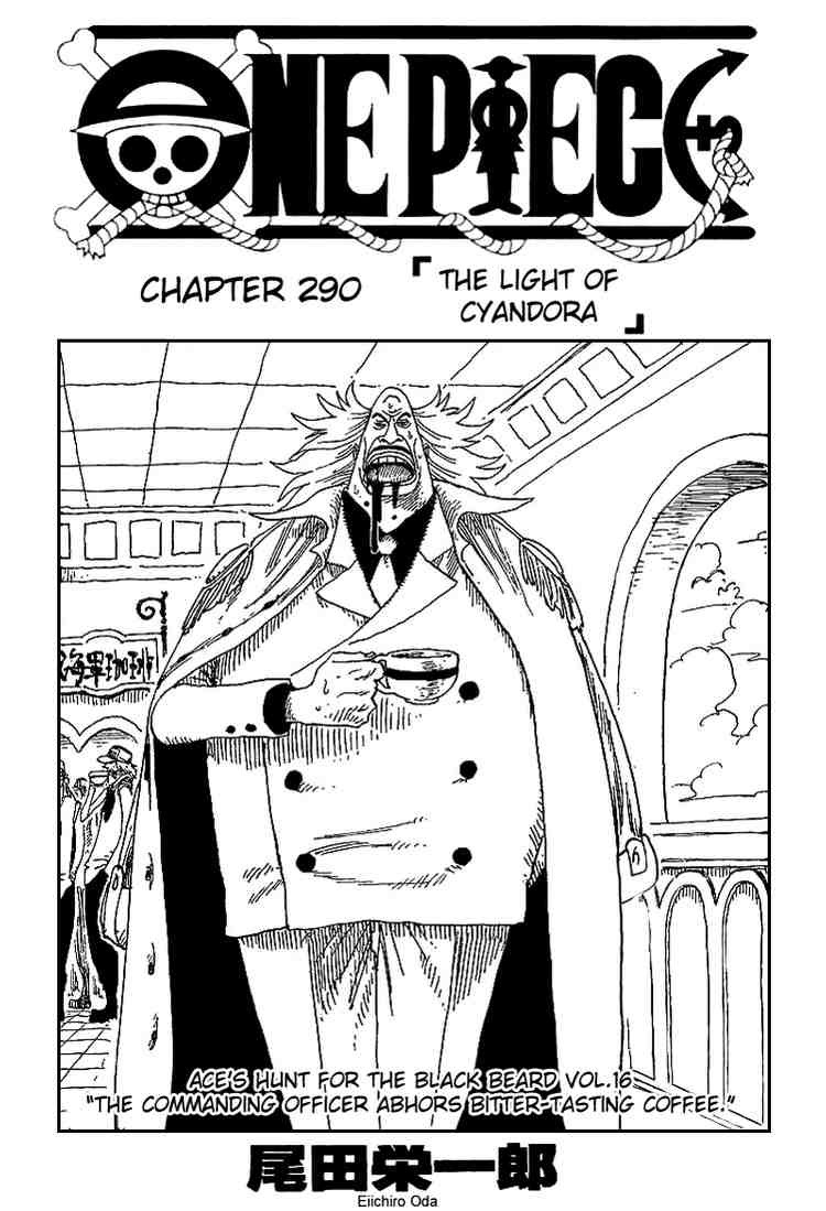 One Piece chapter 290 page 1
