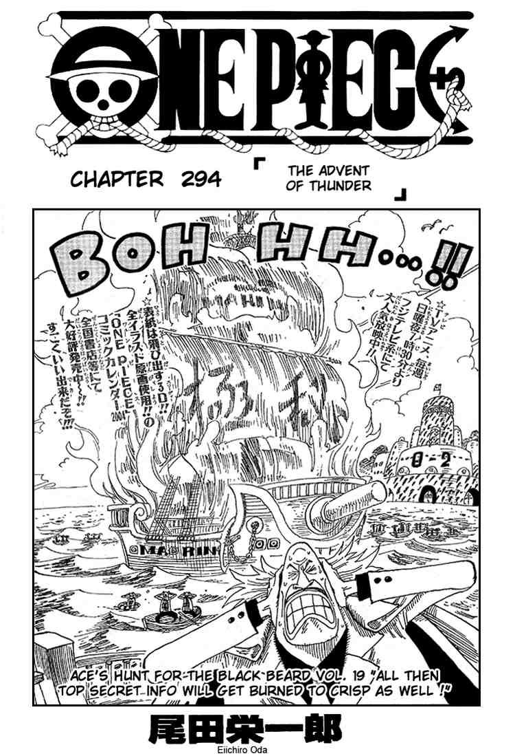 One Piece chapter 294 page 1