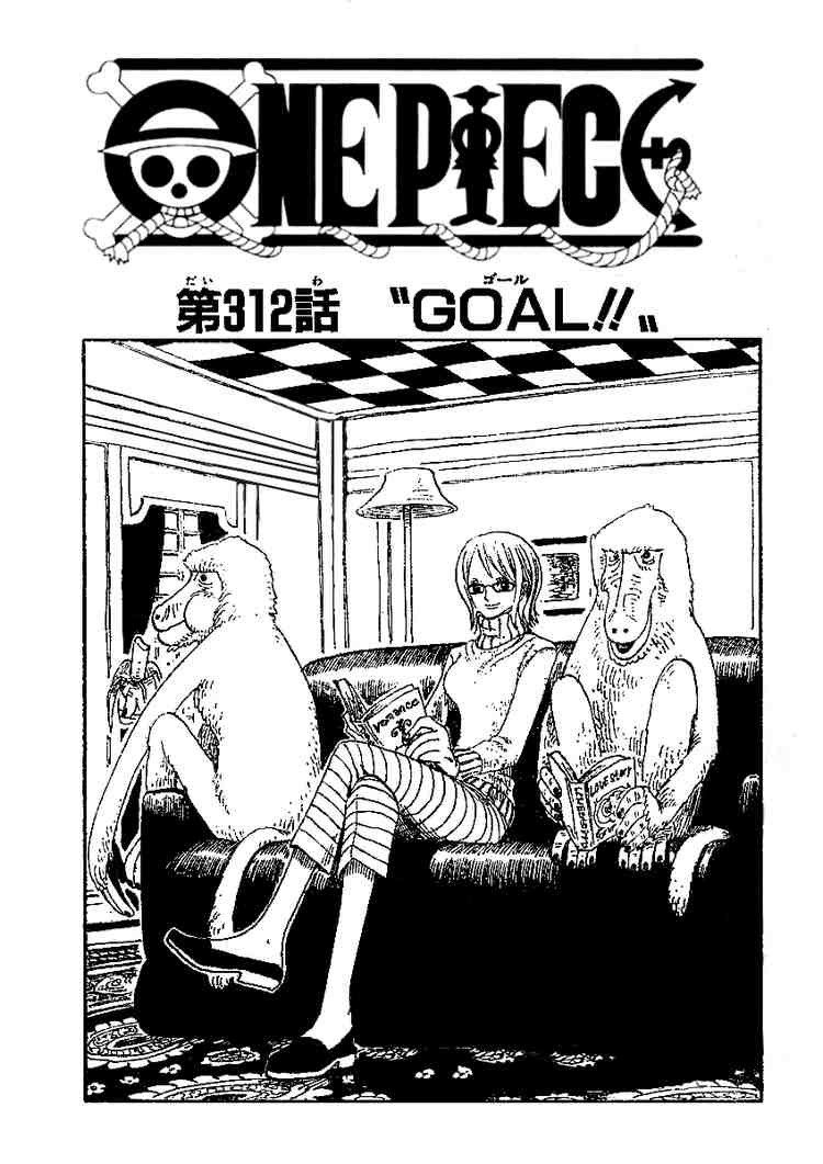 One Piece chapter 312 page 1