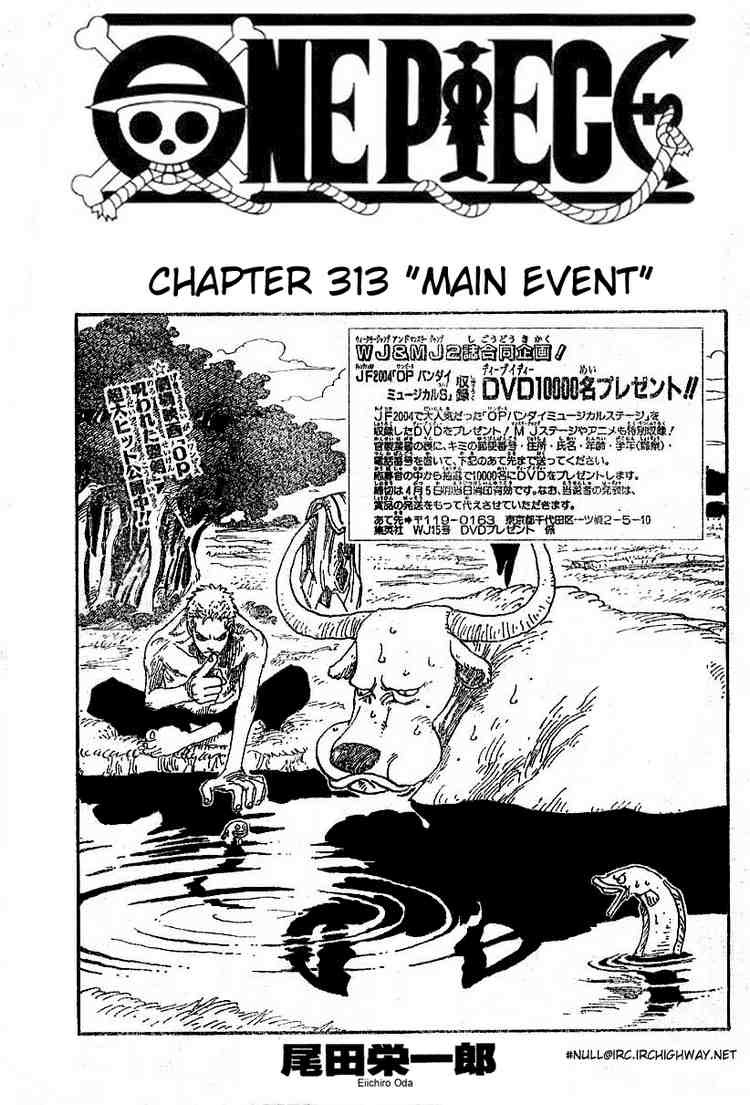 One Piece chapter 313 page 1