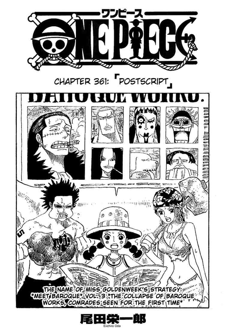One Piece chapter 361 page 1
