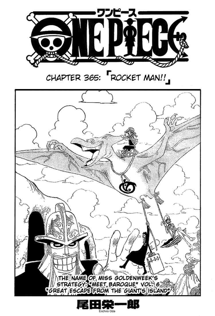 One Piece chapter 365 page 1