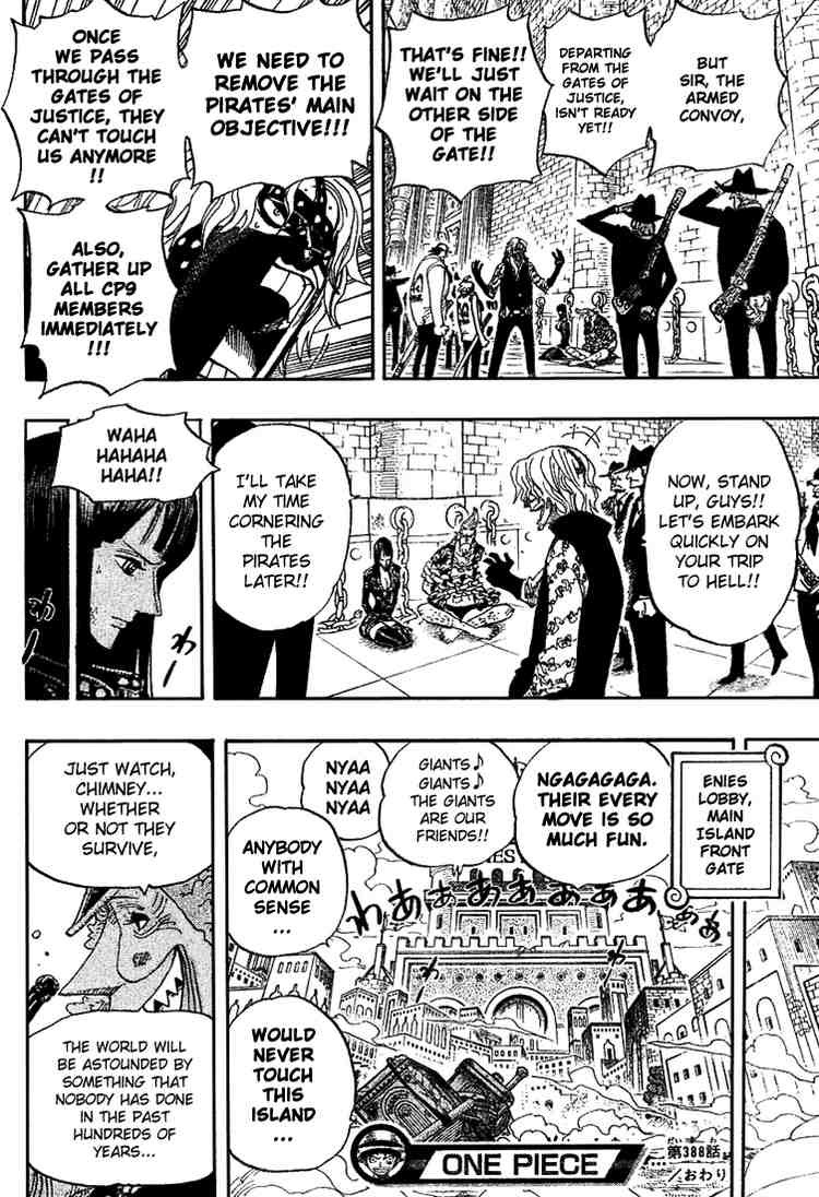 One Piece chapter 388 page 16