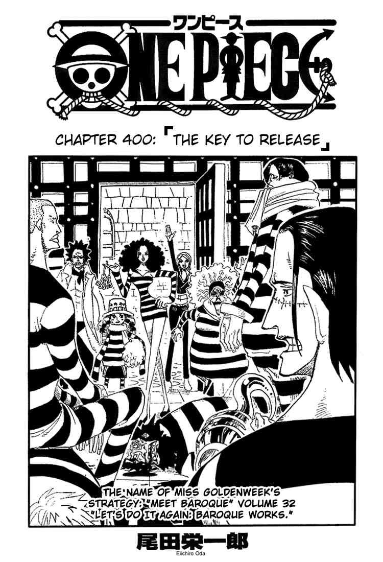 One Piece chapter 400 page 1