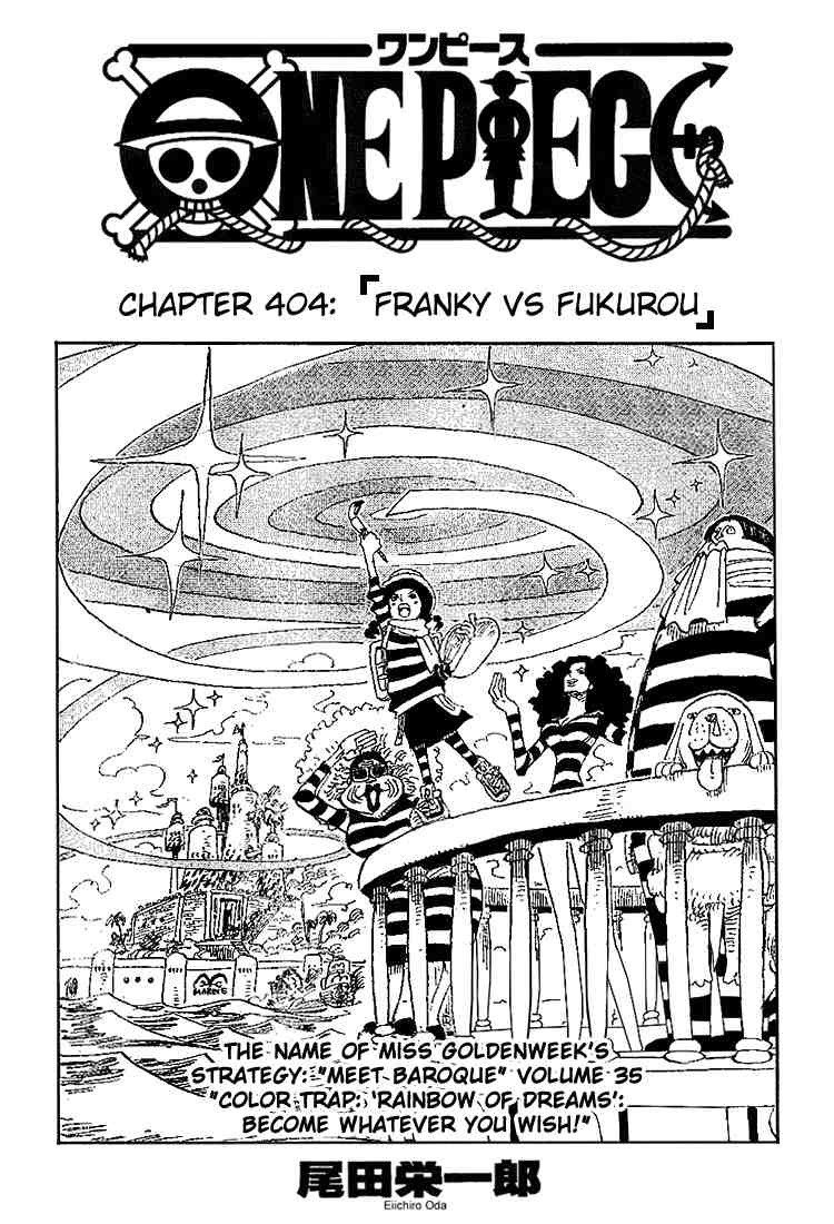 One Piece chapter 404 page 1